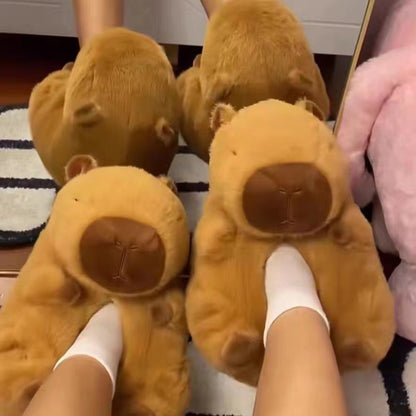 OFFER Stuffed animal slippers, capybara slippers, capybara stuffed animals