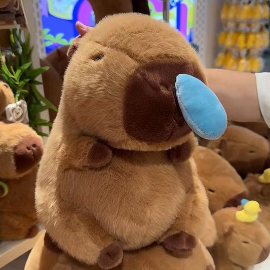 Capybara plush, sick capybara