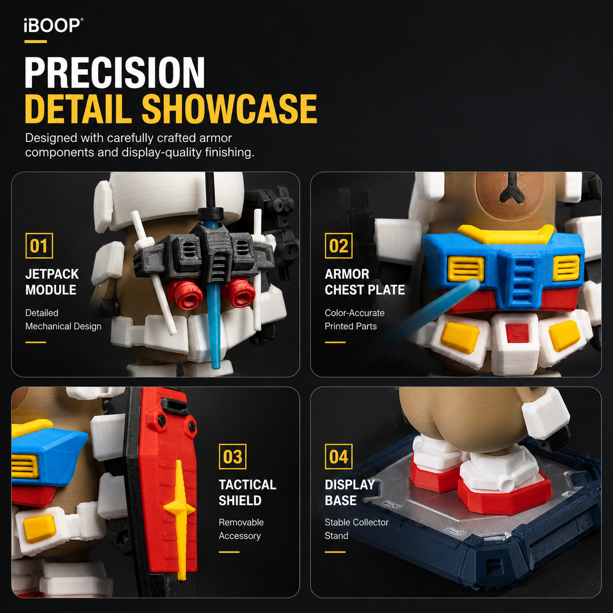 Mecha Capybara Figure – Magnetic Buildable Robot Collectible with Interchangeable Armor