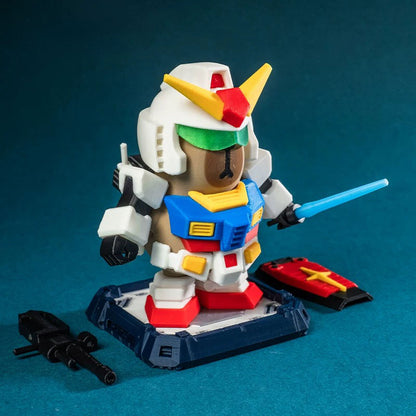 Capibara, Gundam Capibara，juguetes figuras 3D