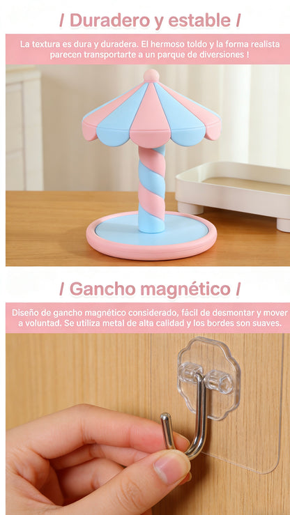 Organizador de Peluche Giratorio para Escritorio