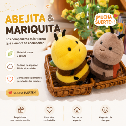Llavero de peluche de abejita
