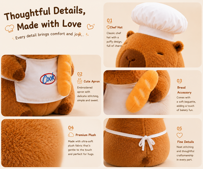 Chef Capybara Plush