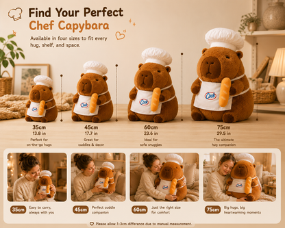 Chef Capybara Plush