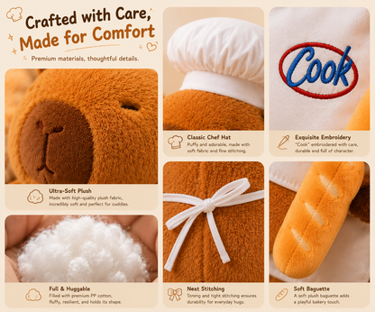 Chef Capybara Plush