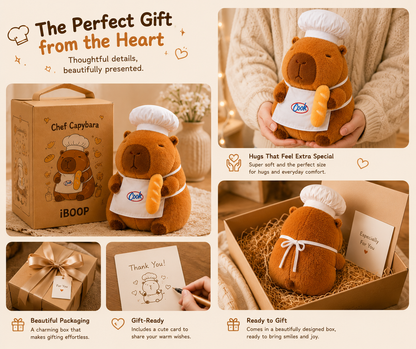 Chef Capybara Plush