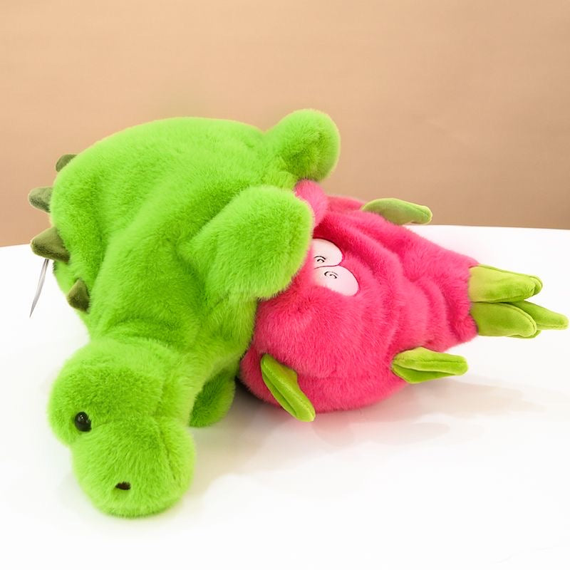 Peluche fruta y dinosaurio 45cm