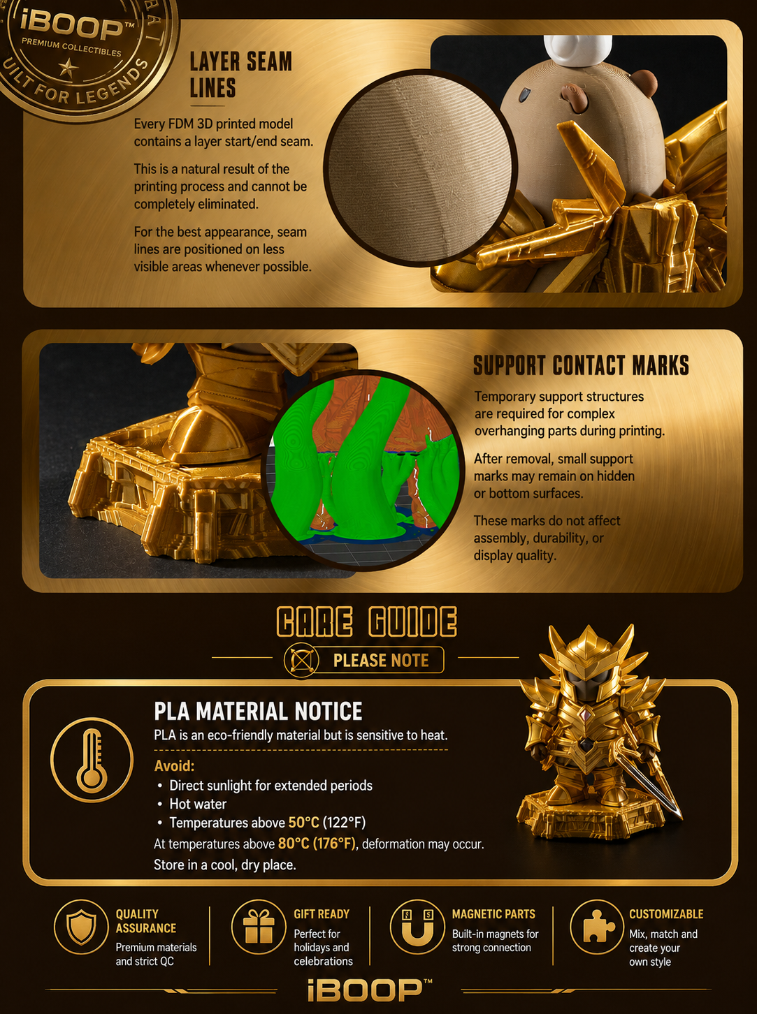 Golden Capybara Knight™ | Magnetic Fantasy Collectible Figure