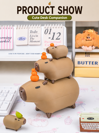 Magnetic Nesting Capybara Set – Handmade 3D Printed Collectible Desk Decor (3 Sizes)