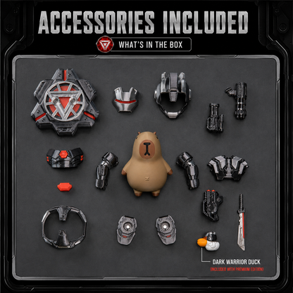 Tactical Capybara 3D Printed Figure | Dark Armor Collectible – iBOOP