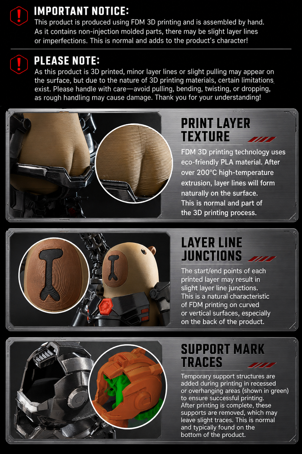 Tactical Capybara 3D Printed Figure | Dark Armor Collectible – iBOOP