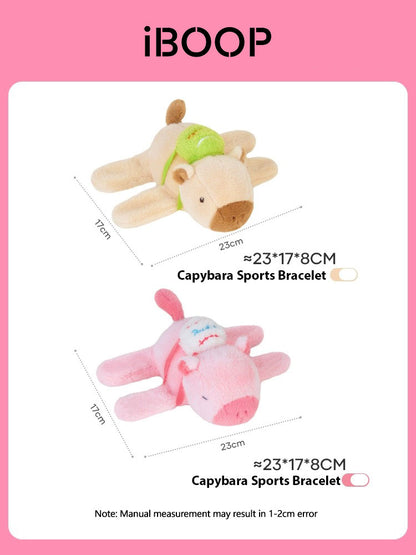 capybara pulsera, peluche capybara,La cola se puede girar