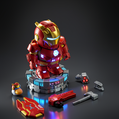 Armor Capybara Figure – Magnetic 3D Printed Collectible Toy with Removable Armor & Accessories