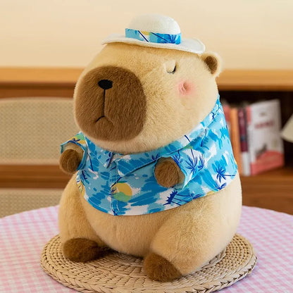Capibara de Peluche Estilo Verano