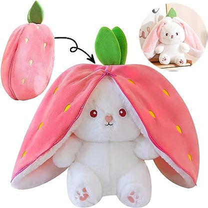 OFFER 25/35/50cm. Bunny with Strawberry Plush, Stuffed Pillow