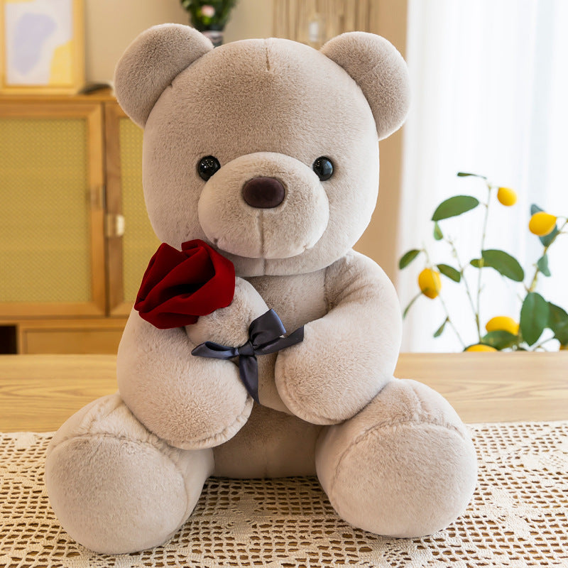 OFFER 23/35/45cm teddy bear with rose