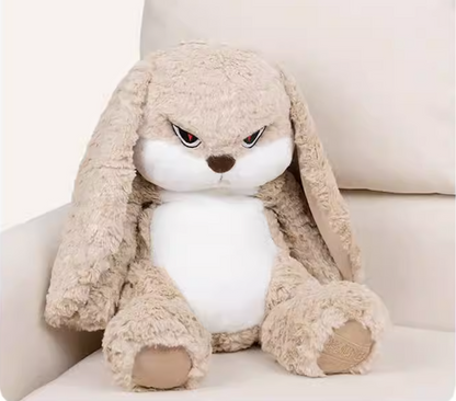 Rabbit plush, angry rabbit plush