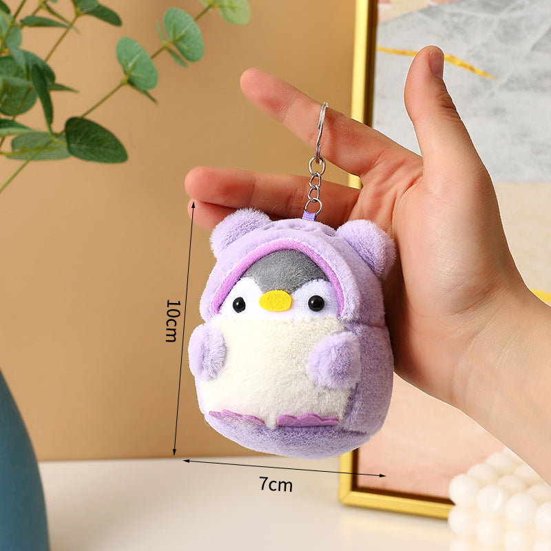 Peluches De Pingüinos Peluche De Pingüino Con Llavero Lindo Y
