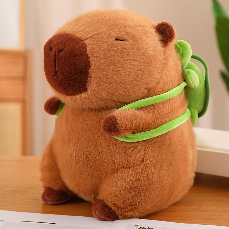 capybara with backpack, capybara plush