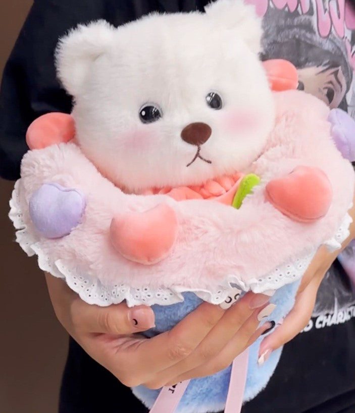 Teddy bear bouquet, stuffed rabbit bouquet