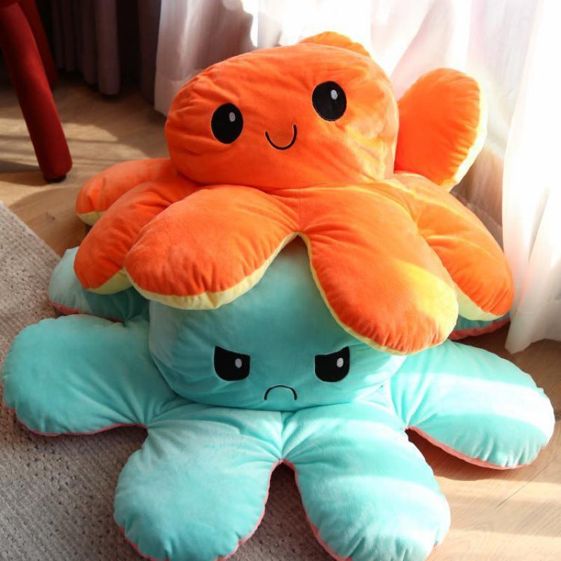 Reversible Octopus， Large stuffed octopus