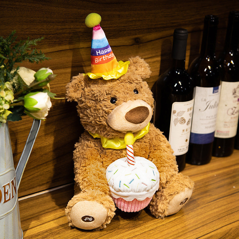 Teddy bear, happy birthday 